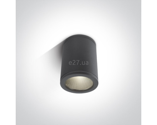 Точковий світильник One Light 67138C/AN/W Outdoor Ceiling Cylinders Die cast, 6 Вт, 440 лм, 3000K