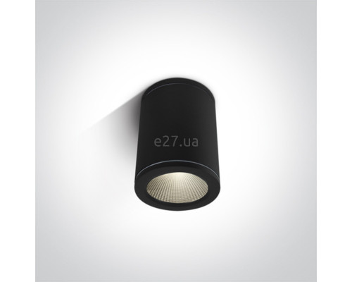 Точковий світильник One Light 67138C/B/W Outdoor Ceiling Cylinders Die cast, 6 Вт, 440 лм, 3000K