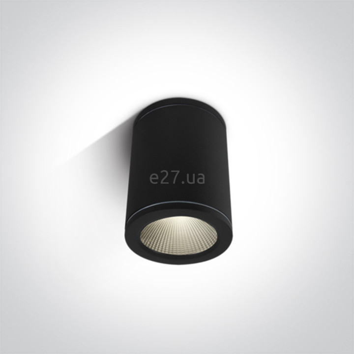 Точковий світильник One Light 67138C/B/W Outdoor Ceiling Cylinders Die cast, 6 Вт, 440 лм, 3000K · One Light · one-light-67138c-b-w