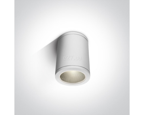 Точковий світильник One Light 67138C/W/W Outdoor Ceiling Cylinders Die cast, 6 Вт, 440 лм, 3000K