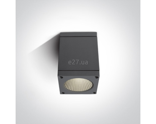 Точковий світильник One Light 67138D/AN/W Outdoor Ceiling Cylinders Die cast, 6 Вт, 440 лм, 3000K