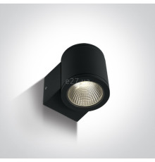 Настінний світильник One Light 67138E/B/W Outdoor Wall Cylinders, 6 Вт, 440 лм, 3000K