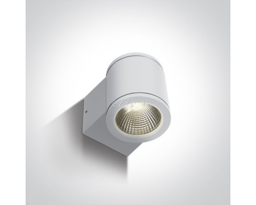 Настінний світильник One Light 67138E/W/W Outdoor Wall Cylinders, 6 Вт, 440 лм, 3000K