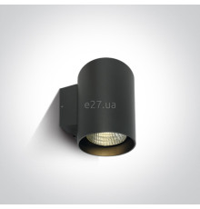Настінний світильник One Light 67138EL/AN/W Outdoor Wall Cylinders High Power, 20 Вт, 1400 лм, 3000K