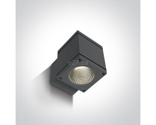 Настінний світильник One Light 67138F/AN/W Outdoor Wall Cylinders, 6 Вт, 440 лм, 3000K