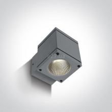 Настінний світильник One Light 67138F/G/W Outdoor Wall Cylinders, 6 Вт, 440 лм, 3000K · One Light · one-light-67138f-g-w
