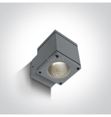 Настінний світильник One Light 67138F/G/W Outdoor Wall Cylinders, 6 Вт, 440 лм, 3000K