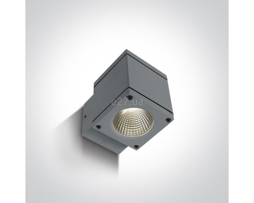 Настінний світильник One Light 67138F/G/W Outdoor Wall Cylinders, 6 Вт, 440 лм, 3000K