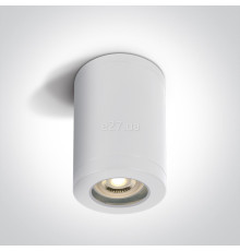 Точковий світильник One Light 67142A/W The GU10 Outdoor Cylinder Lights ABS+PC