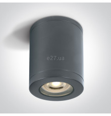 Точковий світильник One Light 67142B/AN The GU10 Outdoor Cylinder Lights ABS+PC