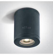 Точковий світильник One Light 67142B/B The GU10 Outdoor Cylinder Lights ABS+PC