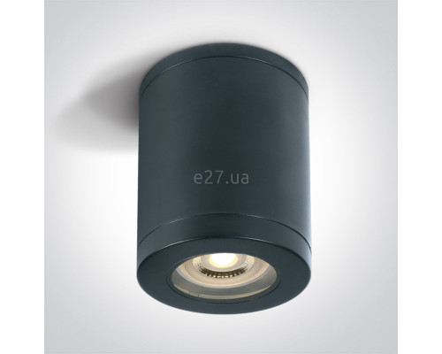 Точковий світильник One Light 67142B/B The GU10 Outdoor Cylinder Lights ABS+PC