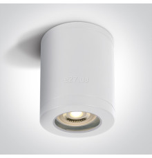 Точковий світильник One Light 67142B/W The GU10 Outdoor Cylinder Lights ABS+PC