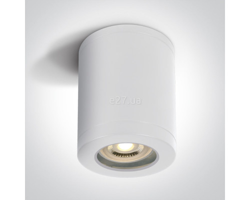 Точковий світильник One Light 67142B/W The GU10 Outdoor Cylinder Lights ABS+PC
