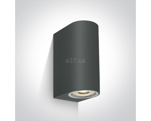 Настінний світильник One Light 67142G/AN The GU10 Outdoor Cylinder Lights ABS+PC