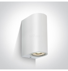 Настінний світильник One Light 67142G/W The GU10 Outdoor Cylinder Lights ABS+PC