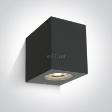 Настінний світильник One Light 67142H/AN The GU10 Outdoor Cube Lights ABS+PC · One Light · one-light-67142h-an