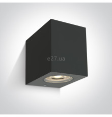 Настінний світильник One Light 67142H/AN The GU10 Outdoor Cube Lights ABS+PC