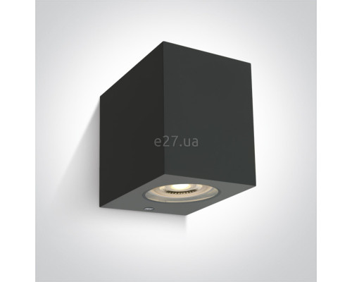 Настінний світильник One Light 67142H/AN The GU10 Outdoor Cube Lights ABS+PC
