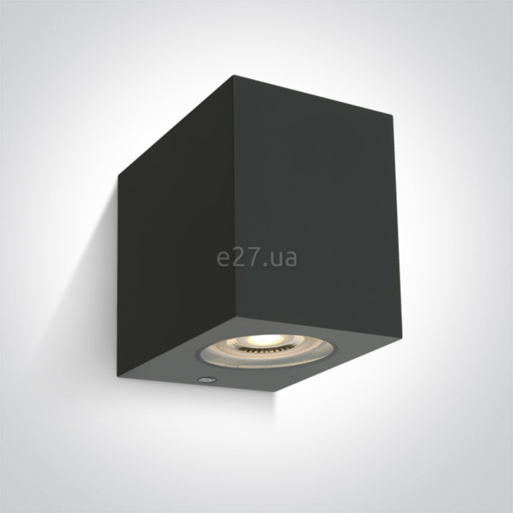 Настінний світильник One Light 67142H/AN The GU10 Outdoor Cube Lights ABS+PC · One Light · one-light-67142h-an