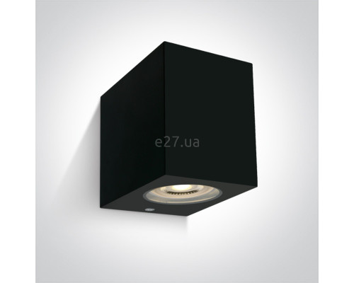 Настінний світильник One Light 67142H/B The GU10 Outdoor Cube Lights ABS+PC