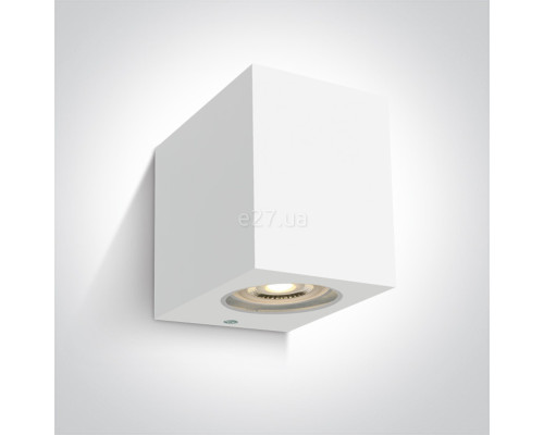 Настінний світильник One Light 67142H/W The GU10 Outdoor Cube Lights ABS+PC