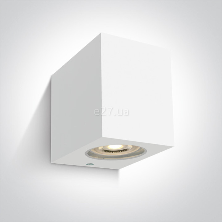 Настінний світильник One Light 67142H/W The GU10 Outdoor Cube Lights ABS+PC · One Light · one-light-67142h-w