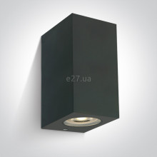 Настінний світильник One Light 67142K/AN The GU10 Outdoor Cube Lights ABS+PC · One Light · one-light-67142k-an