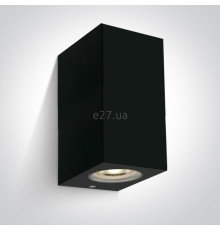 Настінний світильник One Light 67142K/B The GU10 Outdoor Cube Lights ABS+PC