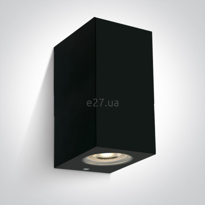 Настінний світильник One Light 67142K/B The GU10 Outdoor Cube Lights ABS+PC · One Light · one-light-67142k-b