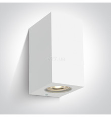 Настінний світильник One Light 67142K/W The GU10 Outdoor Cube Lights ABS+PC