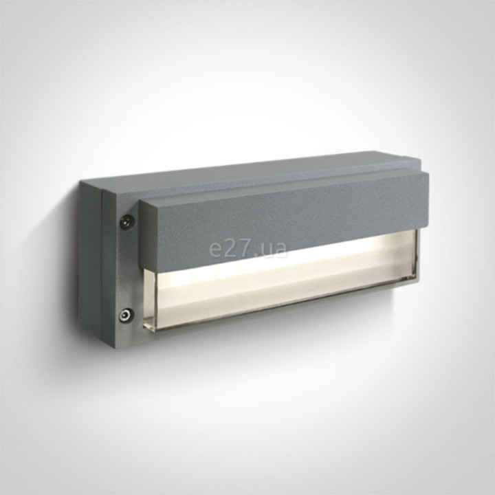 Настінний світильник One Light 67176/G/W Outdoor Wall Lights Die cast, 3 Вт, 3000K · One Light · one-light-67176-g-w
