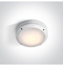 Стельовий світильник One Light 67204/W The Round E27 Outdoor Plafo Die cast