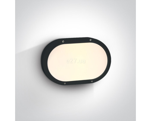 Настінний світильник One Light 67204B/B The Round E27 Outdoor Plafo Die cast