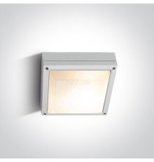Стельовий світильник One Light 67208/W The Square E27 Outdoor Plafo Die cast