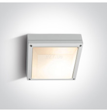 Стельовий світильник One Light 67210/W The Square E27 Outdoor Plafo Die cast