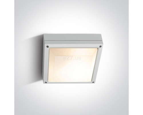 Стельовий світильник One Light 67210/W The Square E27 Outdoor Plafo Die cast