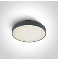 Стельовий світильник One Light 67280AN/AN/W The LED Plafo Outdoor Round, 24 Вт, 1440 лм, 3000K