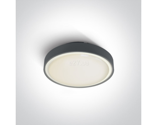 Стельовий світильник One Light 67280N/AN/W The LED Plafo Outdoor Round, 16 Вт, 960 лм, 3000K