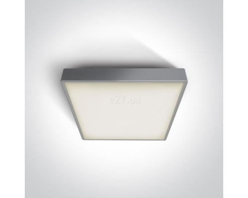 Стельовий світильник One Light 67282AN/G/W The LED Plafo Outdoor Square Plastic, 24 Вт, 1440 лм, 3000K