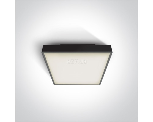 Стельовий світильник One Light 67282E/B The E27 Plafo Outdoor Range Square