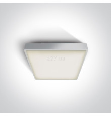 Стельовий світильник One Light 67282E/W The E27 Plafo Outdoor Range Square