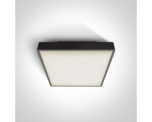 Стельовий світильник One Light 67282EA/B The E27 Plafo Outdoor Range Square
