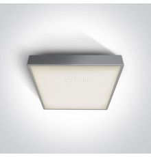 Стельовий світильник One Light 67282EA/G The E27 Plafo Outdoor Range Square