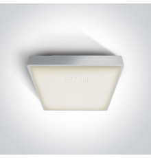Стельовий світильник One Light 67282EA/W The E27 Plafo Outdoor Range Square