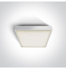 Стельовий світильник One Light 67282N/W/W The LED Plafo Outdoor Square Plastic, 16 Вт, 960 лм, 3000K