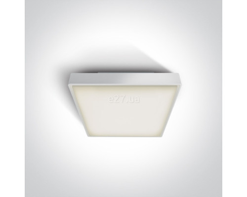 Стельовий світильник One Light 67282N/W/W The LED Plafo Outdoor Square Plastic, 16 Вт, 960 лм, 3000K