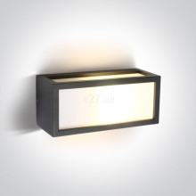 Настінний світильник One Light 67328/AN Outdoor E27 Square Die cast · One Light · one-light-67328-an