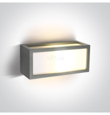 Настінний світильник One Light 67328/G Outdoor E27 Square Die cast