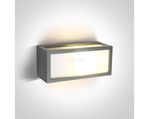 Настінний світильник One Light 67328/G Outdoor E27 Square Die cast